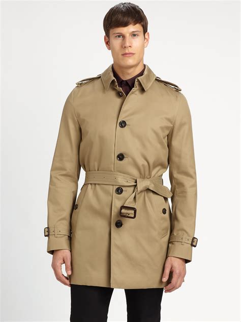 mens burberry rain coat|Burberry winter coats for men.